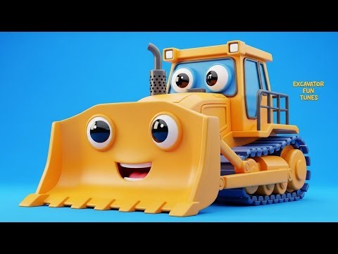 Fun With Construction Vehicles | Bulldozer Saves the Day!
