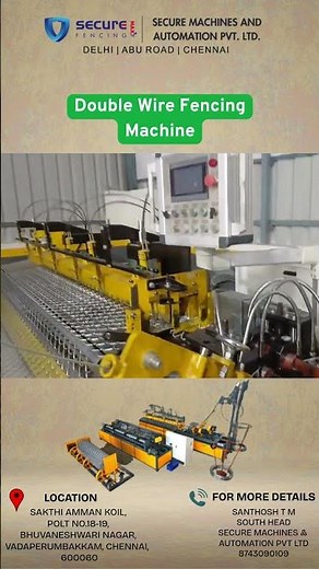 ⚙️ "Double Wire Chain Link Machine | 170KG/HR | Secure Fencing Official Demo 🚀"