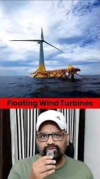How Giant Wind Turbines Survive Massive Ocean Waves | #shorts
