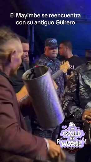 Cerebrito Rosario | El bachatero dominicano, Anthony santos (elmayimbe), se reencontró la noche de este pasado sábado, con su antiguo guirero, Melido güira.... | Instagram