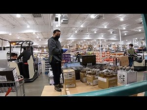 Working at Costco in November 2021