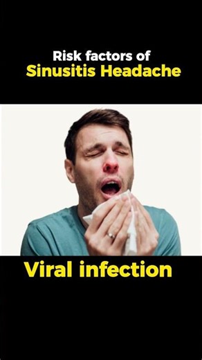 Risk factors of Sinusitis Headache #entcare #entspecialist #sinusitistreatment