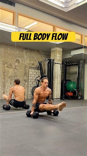 Dumbbell + Bodyweight Flow 🔥 Full Body Finisher