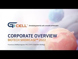 GICELL Company presentation in Biotech showcase 2022