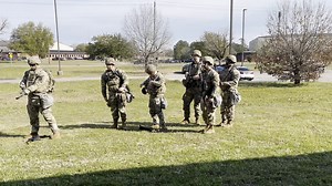 The U.S. Army Aviation Center of Excellence Best Squad/Best Warrior competitors stand ready to move to the weapons proficiency, familiarization, zero and qualification at Fort Novosel! | US Army Fort Rucker & AVCOE