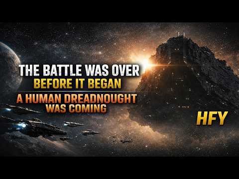 The Battle Was Over Before It Began — A Human Dreadnought Was Coming |HFY| SCI FI