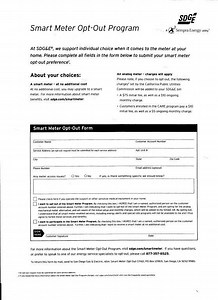 SMART METER Opt-out Update 4/27/12