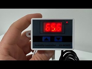COMO REGULAR/CONFIGURAR CONTROLADOR DE UMIDADE XH-W3005 P/ UMIDIFICADOR, DESUMIDIFICADOR, VENTILADOR