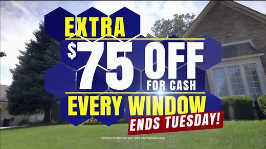 Wallside Windows TV Spot, 'Buy One Get One Free: $75 Off'