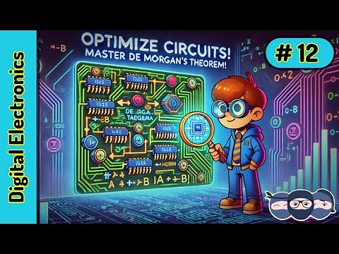 Optimize Digital Circuits with Boolean Algebra: De Morgan's Theorem! | Digital Electronics Ep 12