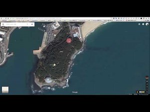 開啟GOOGLE地圖的地球(衛星空照圖)，就可以用點擊的方式來標記韓國的地標
