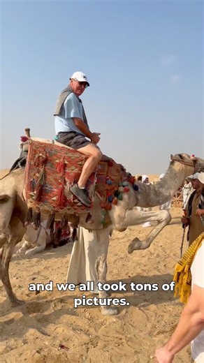 🚀 Dreaming of Egypt? Here’s a peek at Day 1 of our Essential Egypt group tour! 🇪🇬✨ We kicked things off at the Giza Pyramids ⛰️—VIP style! No massive tour buses here… we had a private golf cart driver to cruise the plateau in comfort 😎✅ Some of our group explored inside the Great Pyramid, others hopped on camels 🐪 for that iconic panoramic photo stop 📸… and yes, we all took hundreds of pics! Next up → the legendary Sphinx 🦁✨ before lunch at Zooba inside the Grand Egyptian Museum! Perfect 