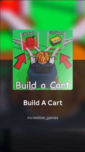 Go wild with Building Carts in this Game on Roblox Build a Cart #roblox