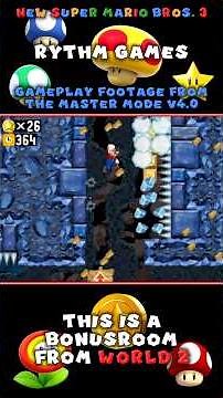 Rythm Games #shorts #nintendo #mario #gaming #kaizo #nsmb #skjmin #rythm