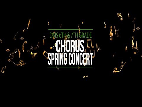 Dartmouth Middle School 6th and 7th Grade Spring Chorus Concert 2023