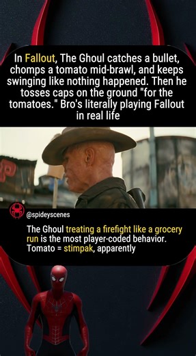Fallout: He Caught a Bullet, Chomped a Tomato, and Kept Swinging