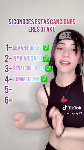 ¿Conoces todas estas canciones otaku? 🎵🕶️💖