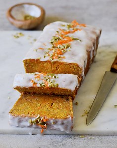Veganer Karottenkuchen (glutenfrei) - Elavegan
