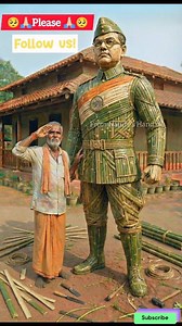 ✨ On 23rd January, we remember Netaji Subhas Chandra Bose through art. 🇮🇳 🛠️ A village artisan crafting a powerful sculpture entirely from natural bamboo shaped patiently by hand 🌿 🤫 No speeches. No slogans. 💪 Just discipline, courage, and quiet respect for the nation. 🕊️ A tribute made not in words, but in work. #NetajiSubhasChandraBose #January23 #BambooArt #IndianArt #HandmadeIndia #VillageArtist #IndianHeritage #SilentTribute #CraftedByHand #ProudlyIndian | From Nature's Hand