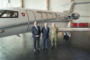 Le Conseil fédéral a reçu son nouveau jet, un PC-24 de Pilatus 100% suisse