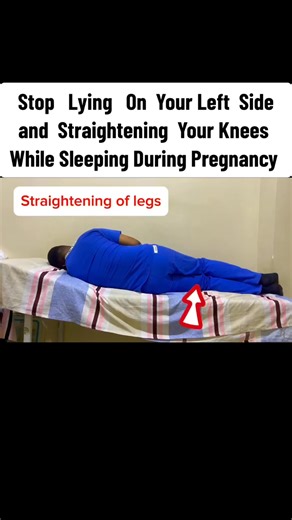 Stop straightening your legs while sleeping during advanced pregnancy. #fypchallenge #pregnant | Dr.Moyub Healthcare