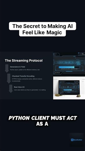 Stop waiting for full LLM responses. #aiagents #coding #programming #llm #python #programming