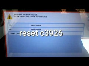 Reset na konica c3926