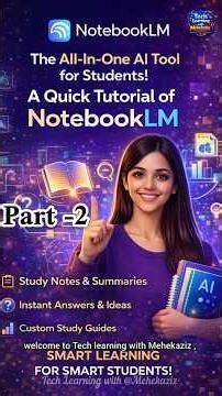 part 2 🔥NotebookLM:The ALL-IN-ONE AI Tool Every Student Must Use! 🤯 #aitools