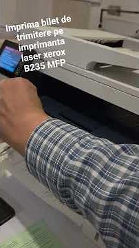 imprima Bilet de trimitere cu Xerox B235 MFP hartie autocopianta