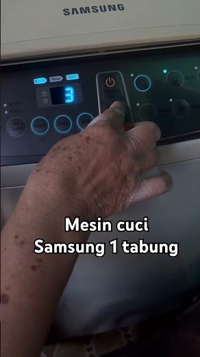 Tutorial mesin cuci 1 tabung