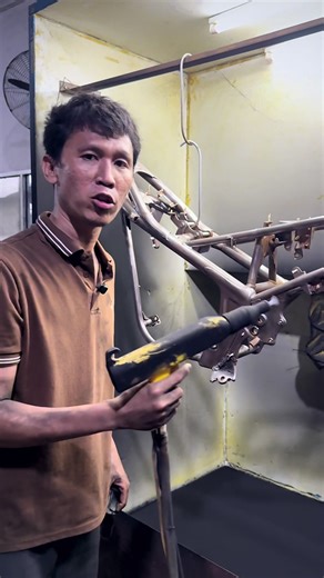 Glossy Black Powder Coating for Motor Frames