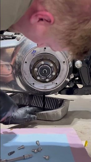 Softail Slim Primary oil change