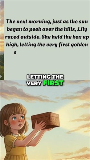 Magical Box: Unlocking Secrets with First Light #shorts