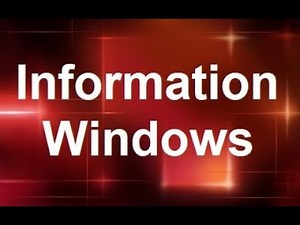 MicroStrategy - Information Windows - Online Training Video by MicroRooster