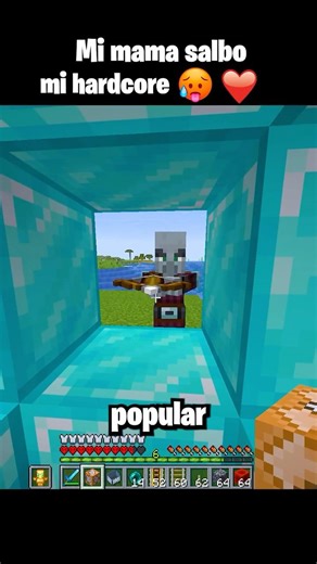 VIDEO VIRAL SU MAMÁ SALVO SU HARDCORE de MINECRAFT
