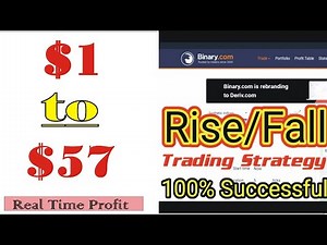 Binary 5 Minute Rise/Fall Profit Trading Strategy $57