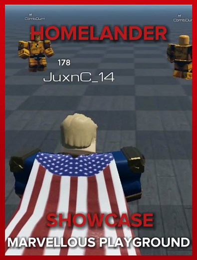 Homelander Showcase in Marvellous Playground