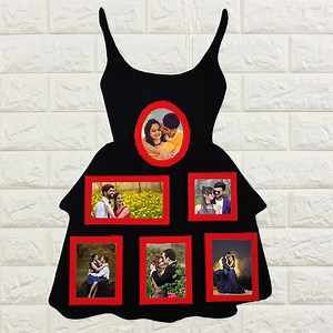 280K views · 3.3K reactions | Frock Photo Frame Making Ideas!!! Fancy Photo Frame!!! | My Arts & Crafts | Facebook