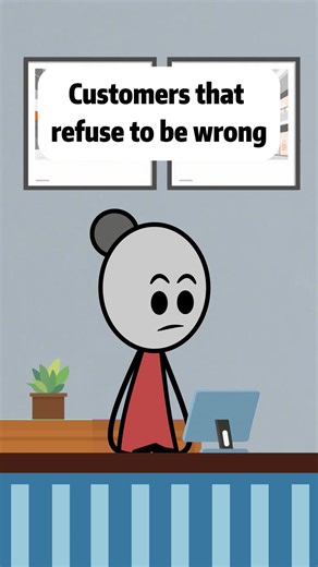 Customers that refuse to be wrong. #animation #foryou #fyp #usa #customerservice