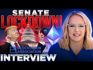 "No One Leaves" Senate Until CLARITY Passes?🏛️Blockchain Association CEO INTERVIEW