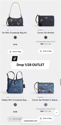 What did you get? #coach #coachoutlet #fyp #bagtok | coach outlet