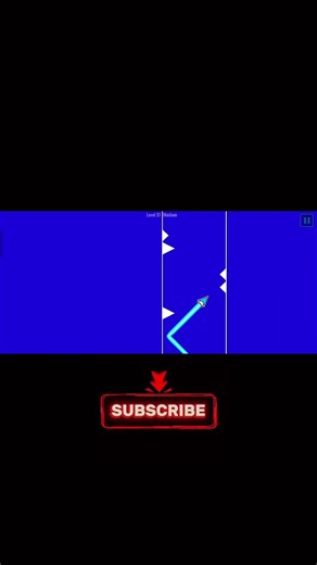 Beating Level 37 in Wave Dash: Geometry Arrow! 🎯 #shorts