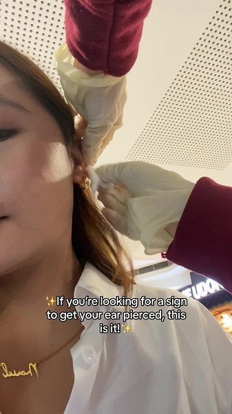 sharing with you my double upper lobe ear-pierced experience, thank you @SilverWorks PH! ✨🤍 #fyp #foryou #earpiercing