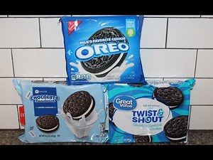 Chocolate Cookie Blind Taste Test Nabisco Oreo vs SE Grocers (Winn-Dixie) vs Great Value (Walmart)