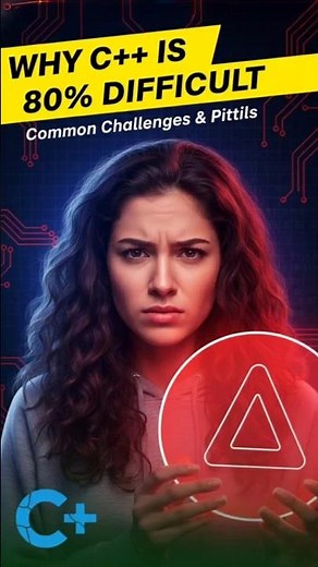 Why C++ is 80% Difficult? 🤯 | Truth Every Beginner Must Know! #shorts