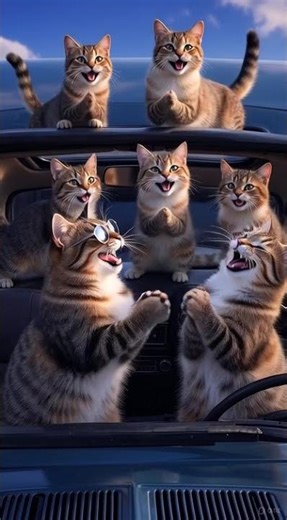 chilling cats 😸😸 #animation #anime #animatedcartoon #cat #catlovers #animatedcartoo #funny #enjoy