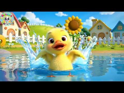 Flap Flap Duckling Pond Splash 🦆 | Fun Nursery Rhymes for Kids | Baby Songs for Toddlers