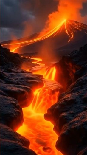 Volcanoes Swallow Lava