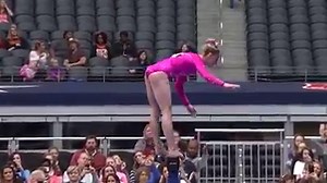 30K views · 883 reactions | Funny Gym Vid of the Day! Mykayla Skinner getting some assistance from a spectator in the stands. Follow International Gymnast Magazine on Instagram: https://www.instagram.com/intlgymnast/ | International Gymnast Magazine | Facebook