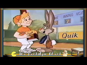 Nestle Quik Bunny Plays Baseball Commercial